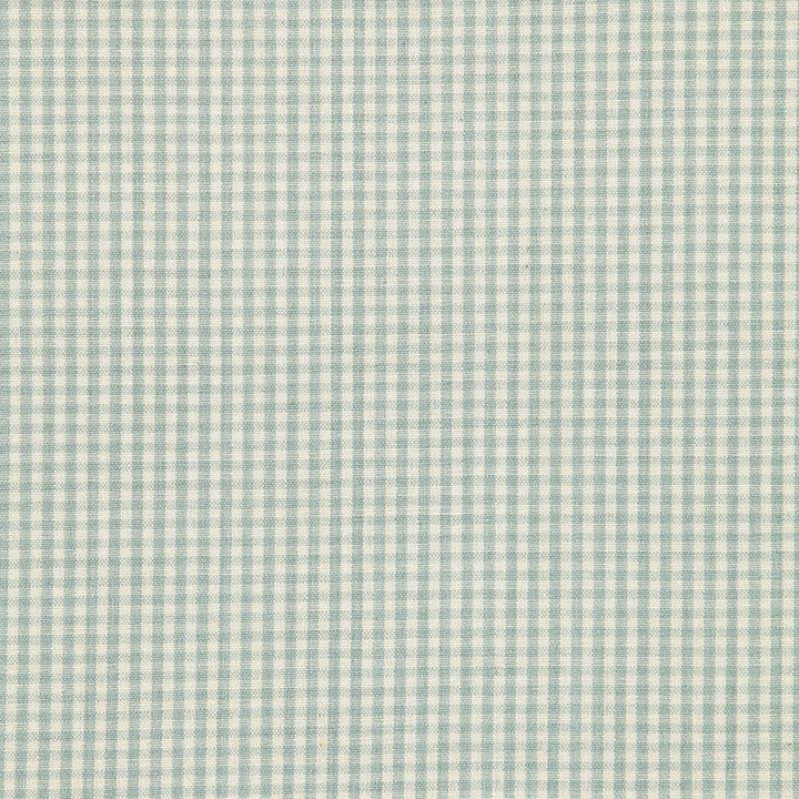 Barnet Cotton Check Aqua 64622 by Schumacher Fabric Chroma - Fabric Carolina -