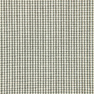 Barnet Cotton Check Nickel 64625 by Schumacher Fabric