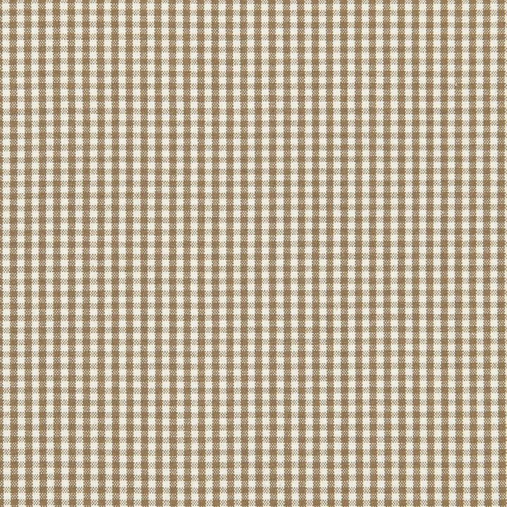 Barnet Cotton Check Mocha 64626 by Schumacher Fabric Chroma - Fabric Carolina -