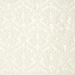 Ravenna Embroidery Silver 64743 by Schumacher Fabric