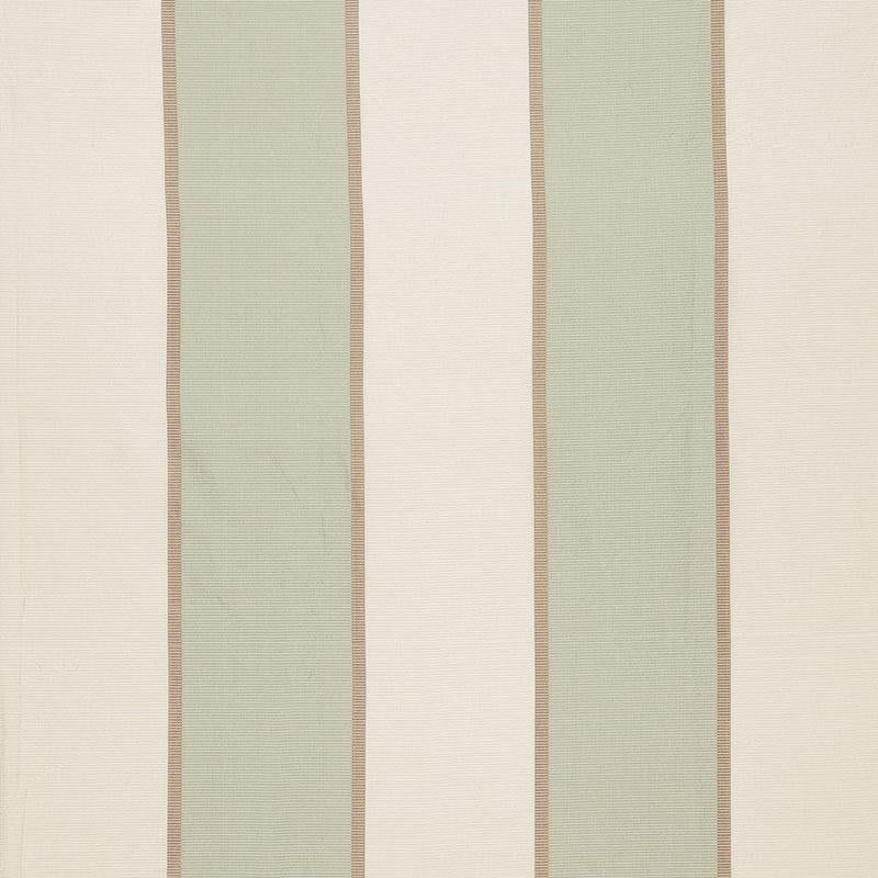 Montebello Stripe Pearl 64781 by Schumacher Designer Fabric Chroma 9.12" - Swanky Fabrics -