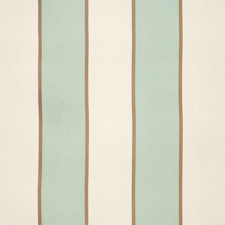 Montebello Stripe Aqua 64783 by Schumacher Fabric Chroma 9.12" - Fabric Carolina -
