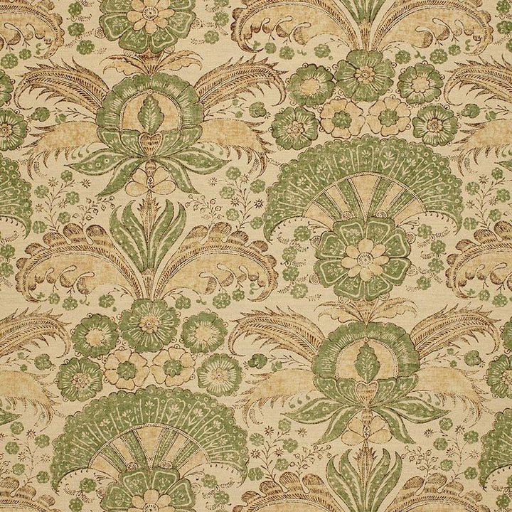 Calicut Mineral 1283001 by Schumacher Fabric Malabar Hill 27.0" - Fabric Carolina -