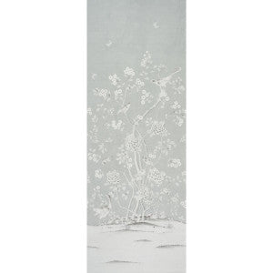 Chinois Palais Panel Grisaille 5007125 by Schumacher Wallpaper