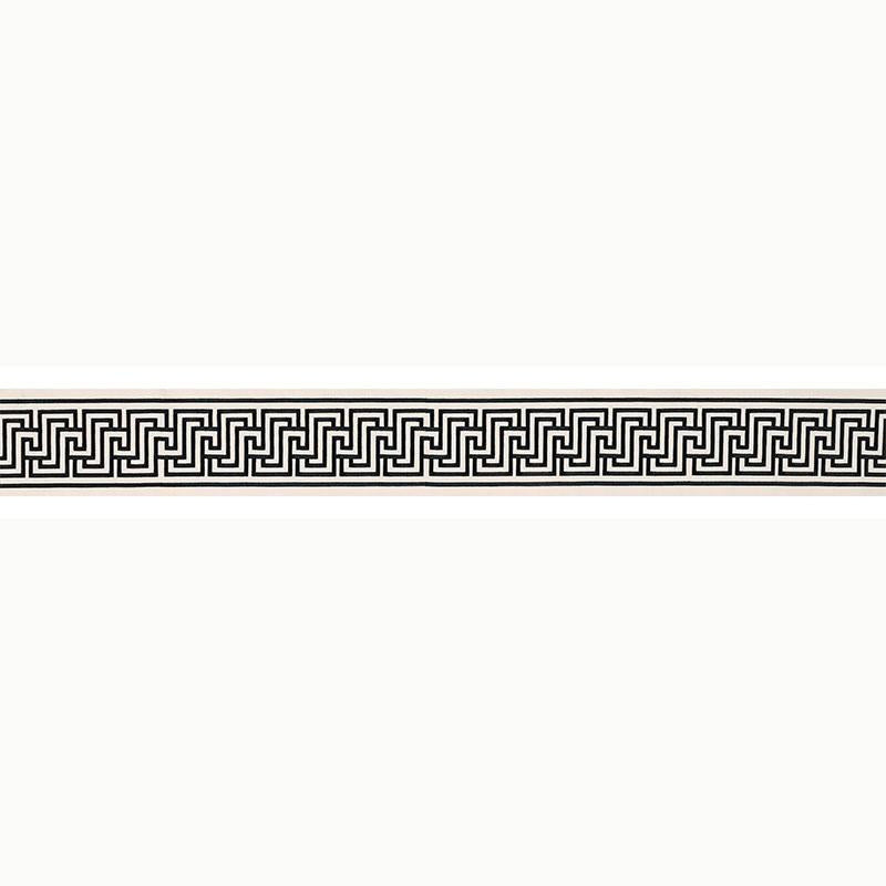 Labyrinth Tape Noir 66142 by Schumacher Trim Mary Mcdonald 2.5" - Fabric Carolina -