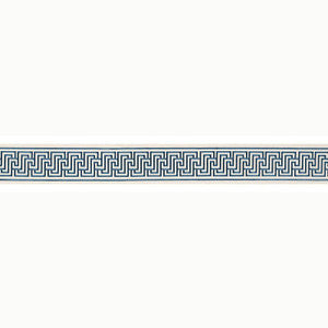Labyrinth Tape Bleu 66143 by Schumacher Trim