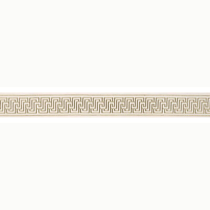 Labyrinth Tape Bronze 66144 by Schumacher Designer Trim Mary Mcdonald 2.5" - Swanky Fabrics -