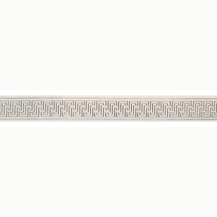 Labyrinth Tape Platinum 66145 by Schumacher Trim Mary Mcdonald 2.5" - Fabric Carolina -