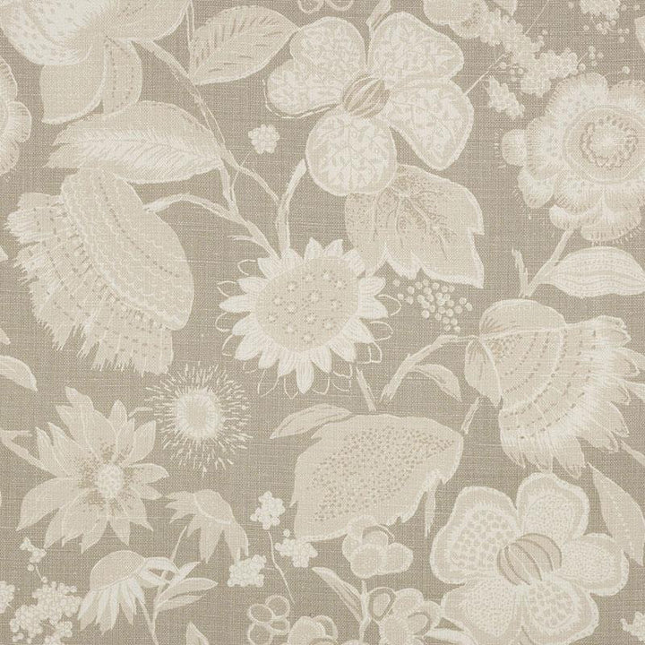 Tikki Garden Linen Sea Oyster 175850 by Schumacher Fabric Mary Mcdonald 26.5" - Fabric Carolina -