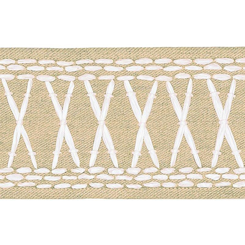 Tikki Tape Palm 69302 by Schumacher Trim Mary Mcdonald 1.0" - Fabric Carolina -