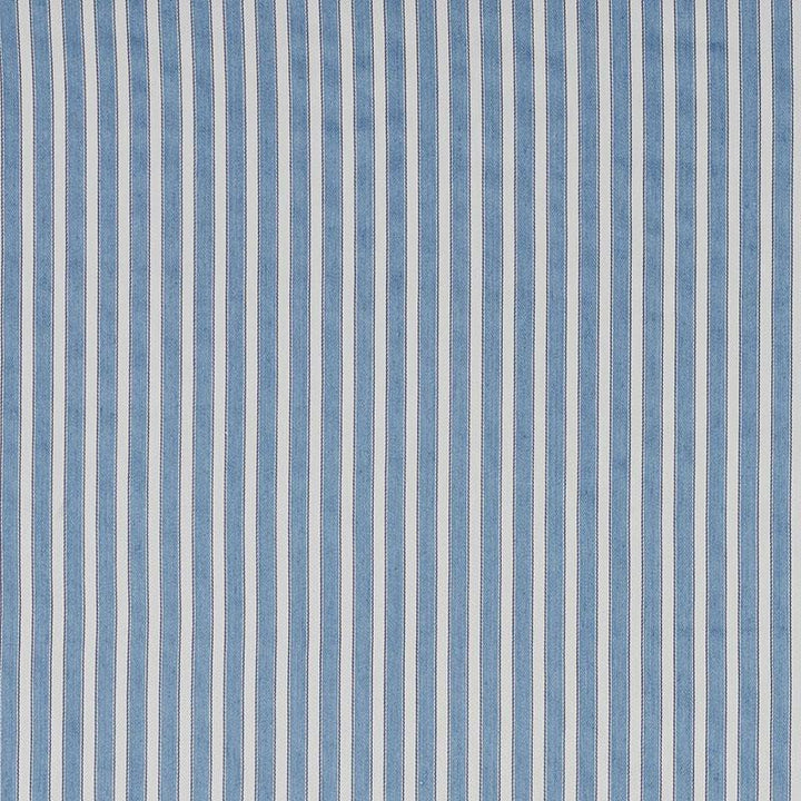 Antique Ticking Stripe Bleu 3475008 by Schumacher Fabric Country Chic 1.0" - Fabric Carolina -