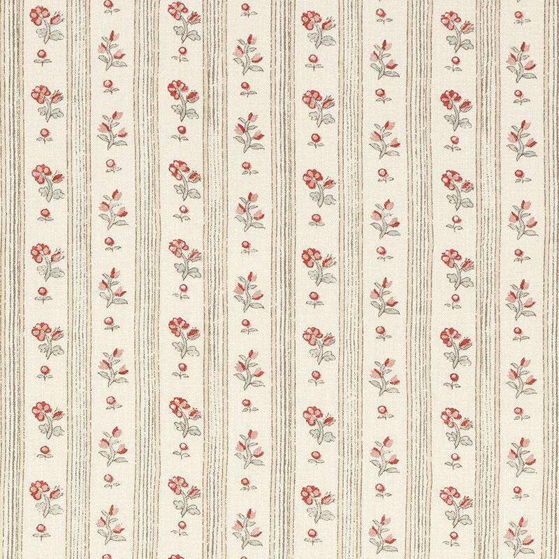 Cabanon Stripe Rouge 175960 by Schumacher Fabric Country Chic 6.0" - Fabric Carolina -