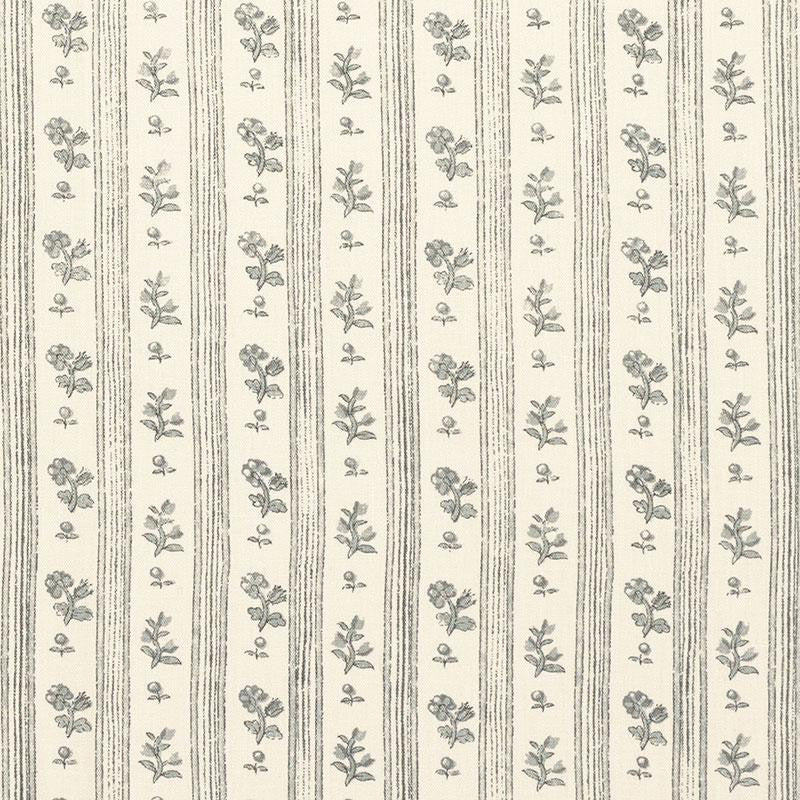 Cabanon Stripe Gris 175961 by Schumacher Fabric Country Chic 6.0" - Fabric Carolina -
