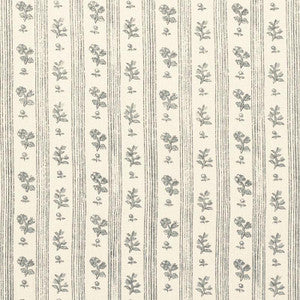 Cabanon Stripe Gris 175961 by Schumacher Fabric
