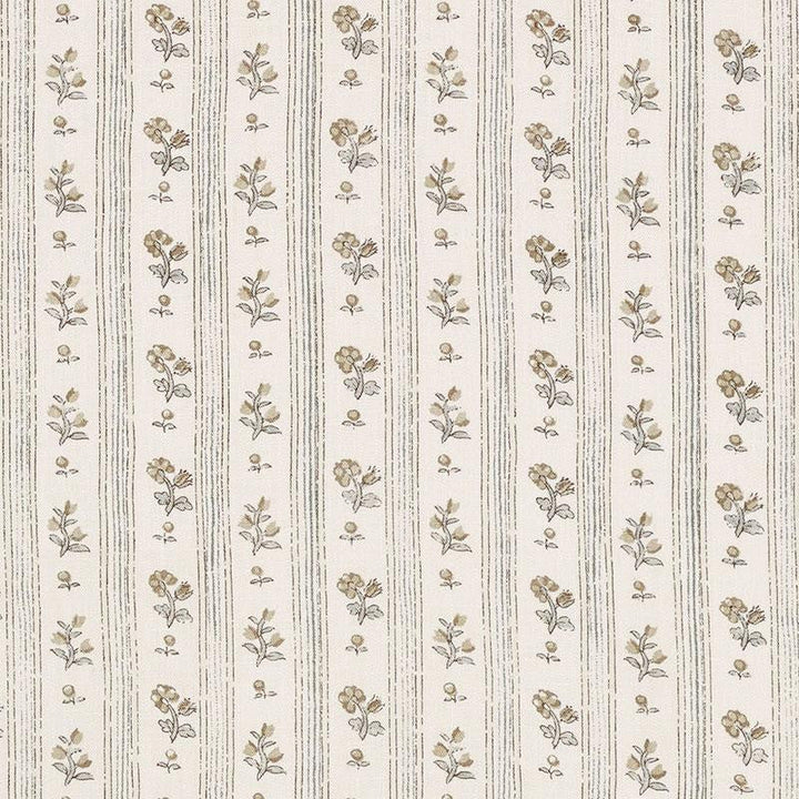 Cabanon Stripe Fawn 175962 by Schumacher Designer Fabric Country Chic 6.0" - Swanky Fabrics -