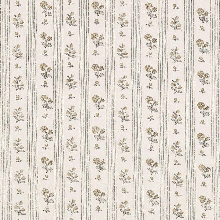 Cabanon Stripe Fawn 175962 by Schumacher Fabric Country Chic 6.0" - Fabric Carolina -