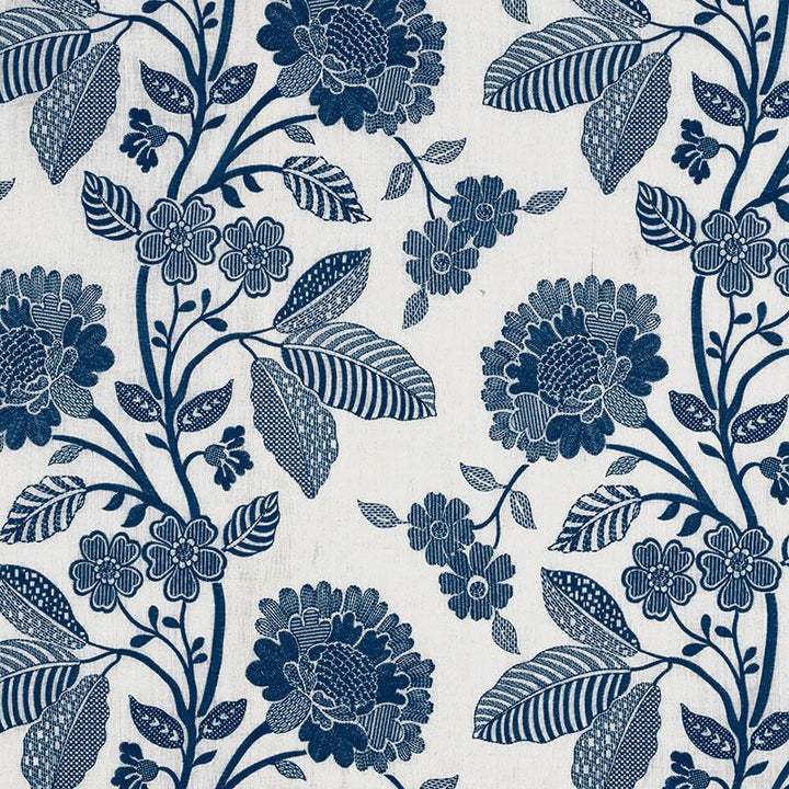 Elspeth Indigo 69162 by Schumacher Fabric Country Chic 26.25" - Fabric Carolina -