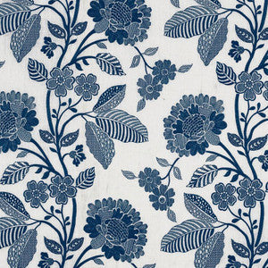 Elspeth Indigo 69162 by Schumacher Fabric