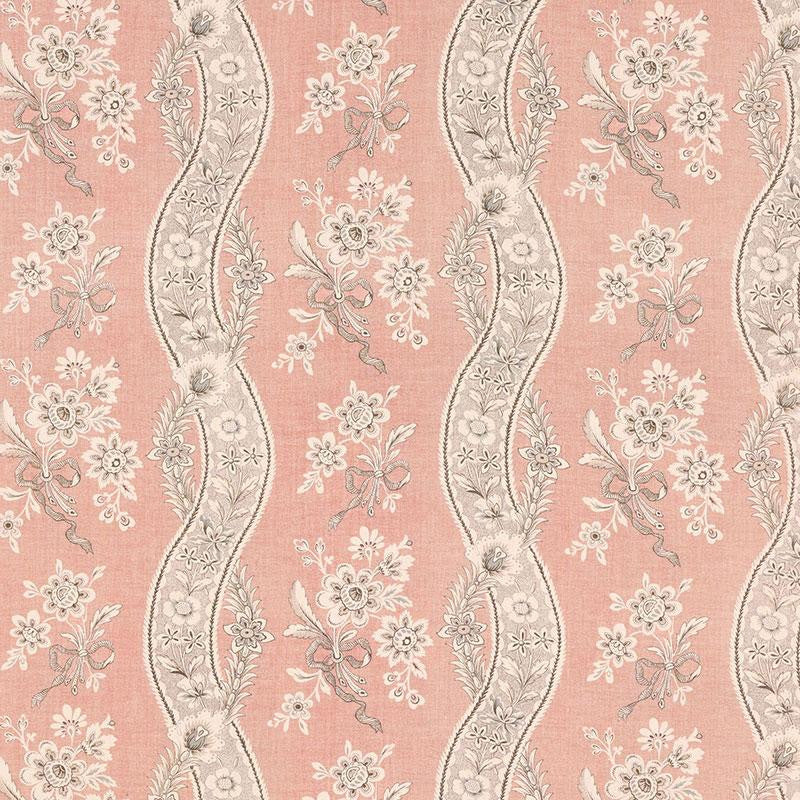 Le Castellet Blush 175980 by Schumacher Designer Fabric Country Chic 13.5" - Swanky Fabrics -