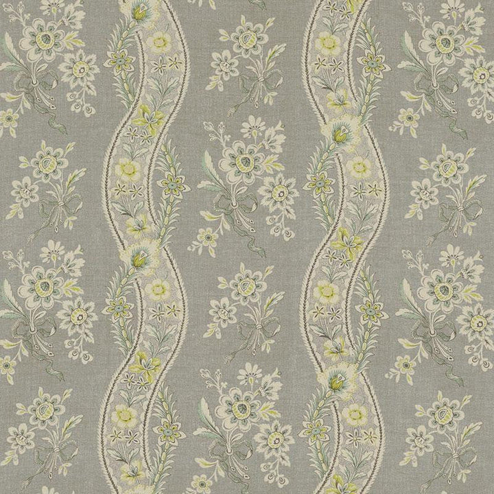 Le Castellet Grisaille & Jonquil 175981 by Schumacher Designer Fabric Country Chic 13.5" - Swanky Fabrics -