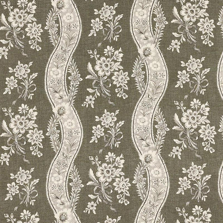 Le Castellet Brun 175983 by Schumacher Fabric Country Chic 13.5" - Fabric Carolina -