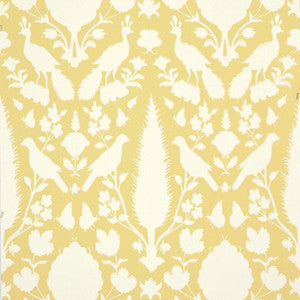 Chenonceau Buttercup 5004126 by Schumacher Wallpaper