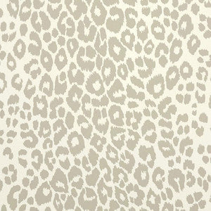 Iconic Leopard Linen 5007011 by Schumacher Wallpaper
