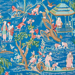 Yangtze River Peacock 176775 by Schumacher Fabric