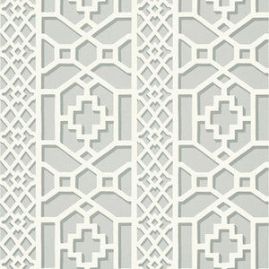 Zanzibar Trellis Cloud 5006943 by Schumacher Wallpaper