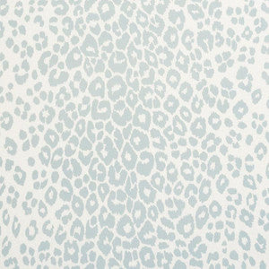 Iconic Leopard Indoor/Outdoor Sky 177320 by Schumacher Fabric
