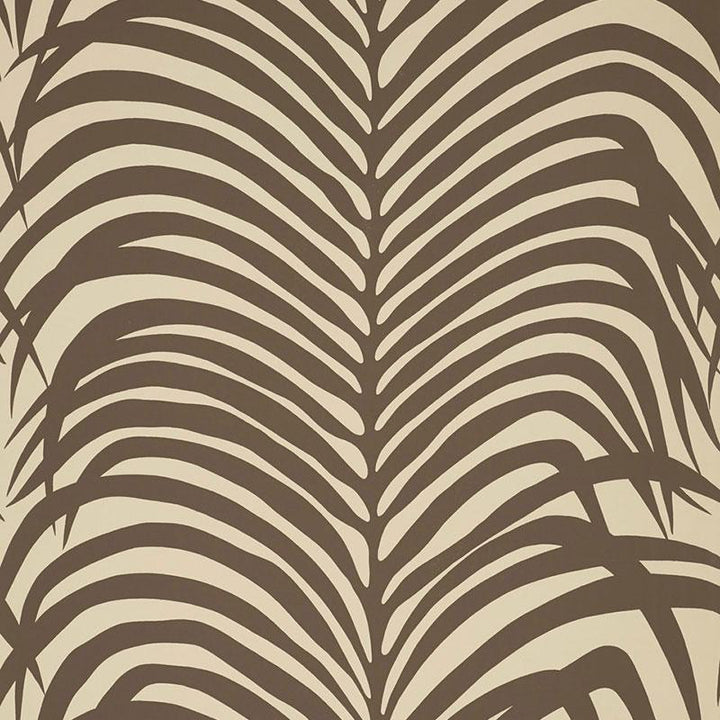Zebra Palm Java 5006933 by Schumacher Wallpaper Print Happy 27.0" - Fabric Carolina -
