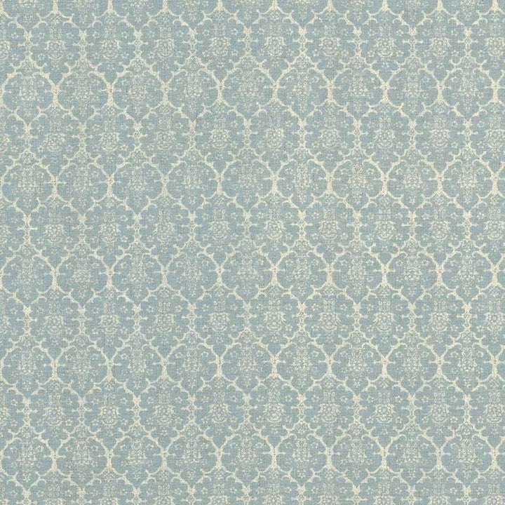 Burley Blue BURL001 by Schumacher Fabric Veere Grenney I 2.5" - Fabric Carolina -