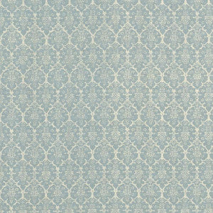 Burley Blue BURL001 by Schumacher Fabric