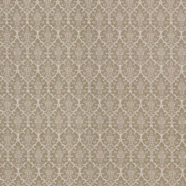 Burley Brown BURL002 by Schumacher Designer Fabric Veere Grenney I 2.5" - Swanky Fabrics -