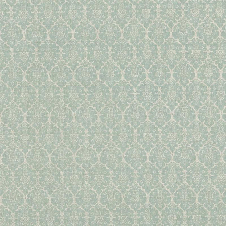 Burley Aqua BURL003 by Schumacher Fabric Veere Grenney I 2.5" - Fabric Carolina -