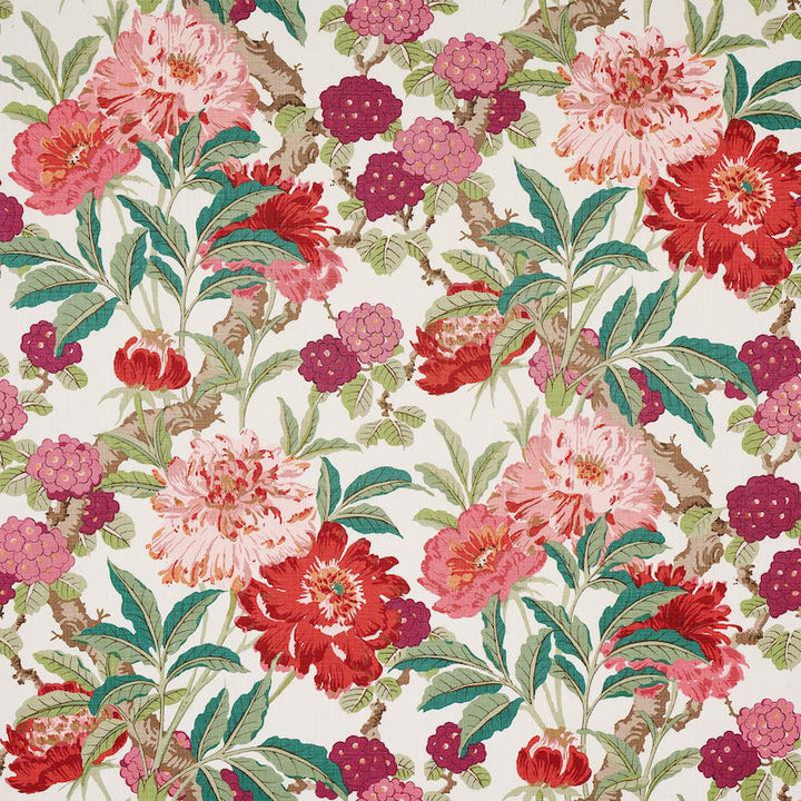 Enchanted Garden Fuchsia 177392 by Schumacher Fabric Schumacher Classics 26.5" - Fabric Carolina -