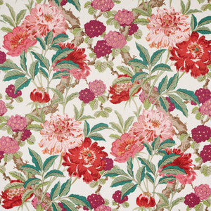 Enchanted Garden Fuchsia 177392 by Schumacher Fabric