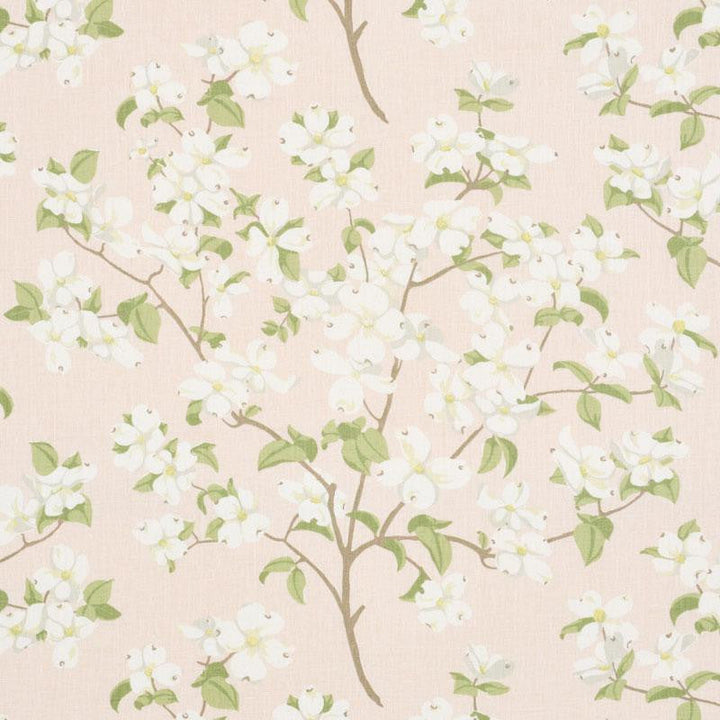 Blooming Branch Blush 177410 by Schumacher Designer Fabric Schumacher Classics 54.0" - Swanky Fabrics -