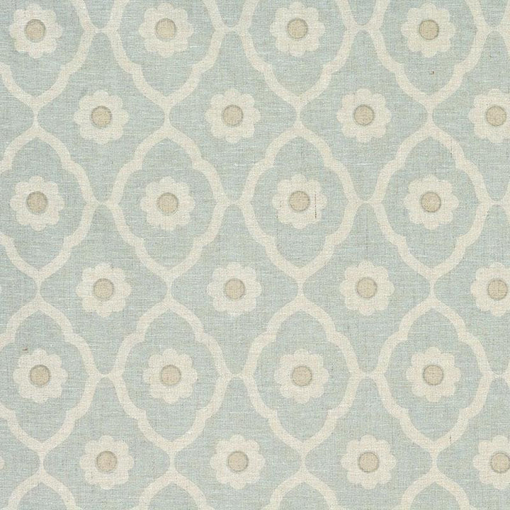Soundess Blue SOUN001 by Schumacher Fabric Veere Grenney 5.75" - Fabric Carolina -