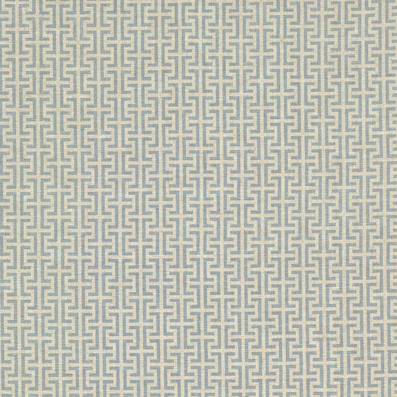 Temple Blue TEMP001 by Schumacher Fabric Veere Grenney 2.38" - Fabric Carolina -