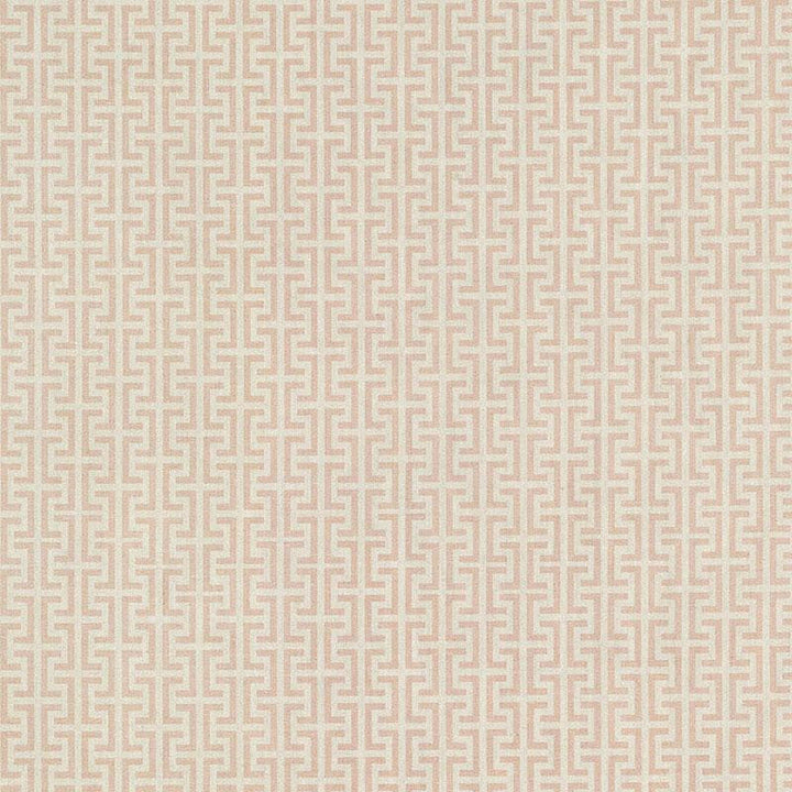 Temple Pink TEMP004 by Schumacher Designer Fabric Veere Grenney 2.38" - Swanky Fabrics -