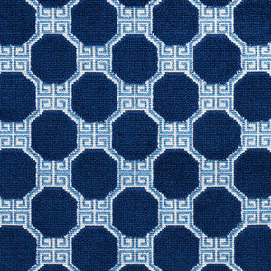 Octavia Velvet Sapphire 72793 by Schumacher Fabric