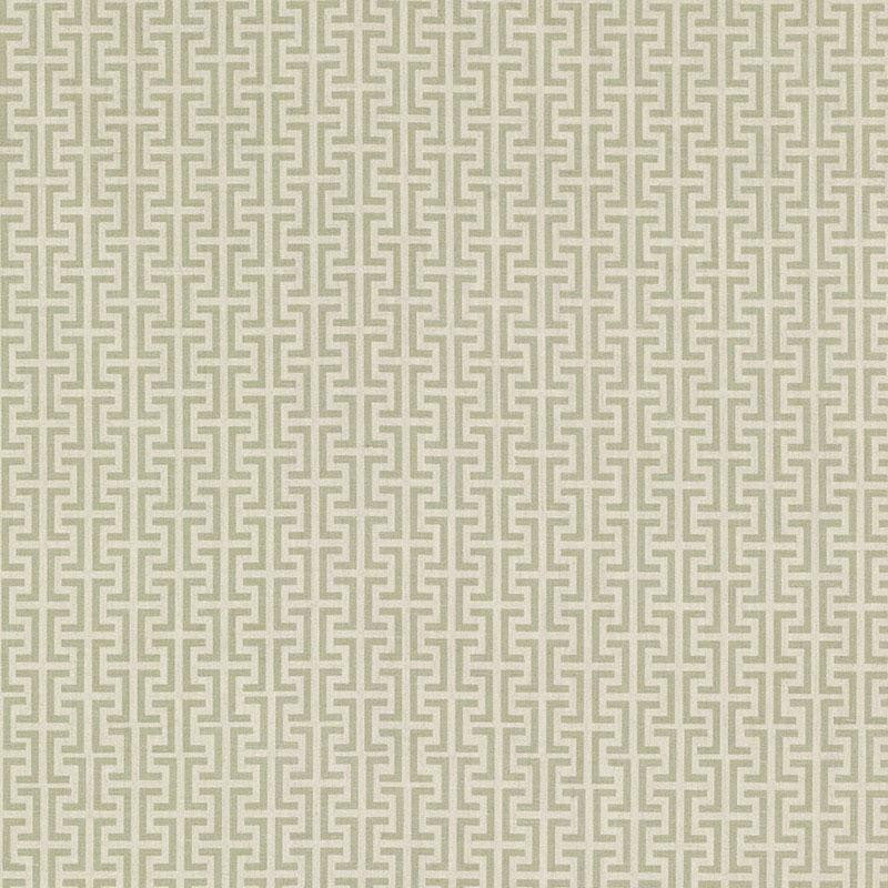 Temple Sage TEMP006 by Schumacher Fabric Veere Grenney 2.38" - Fabric Carolina -