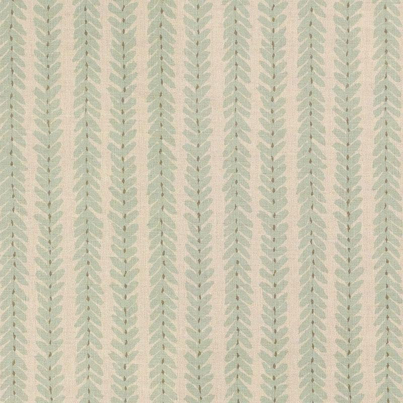 Woodperry Aqua WOOD003 by Schumacher Fabric Veere Grenney 4.38" - Fabric Carolina -