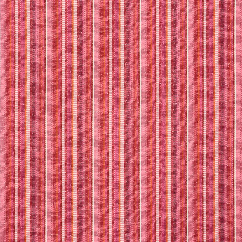Primavera Stripe Berry 73111 by Schumacher Designer Fabric Indoor/Outdoor: Prints & Wovens 3.38" - Swanky Fabrics -