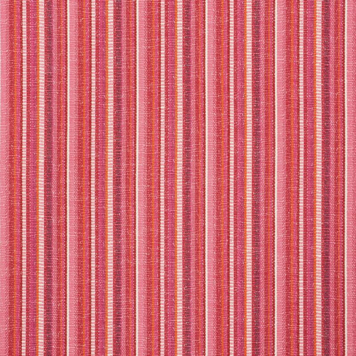 Primavera Stripe Berry 73111 by Schumacher Designer Fabric Indoor/Outdoor: Prints & Wovens 3.38" - Swanky Fabrics -