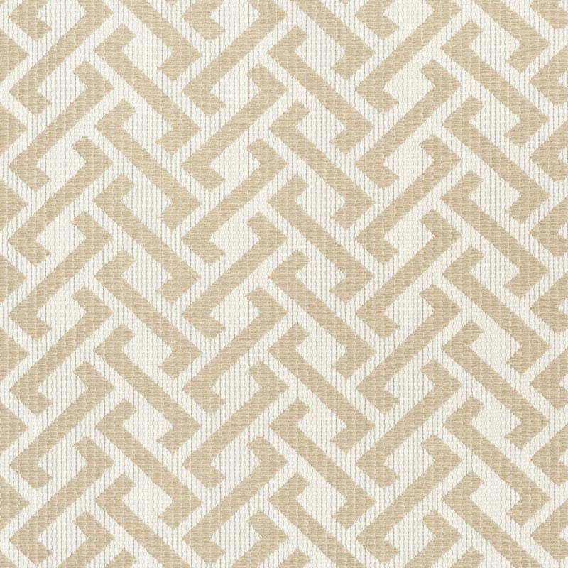Fresh Air Indoor/Outdoor Sand 73121 by Schumacher Fabric Indoor/Outdoor: Prints & Wovens 4.5" - Fabric Carolina -