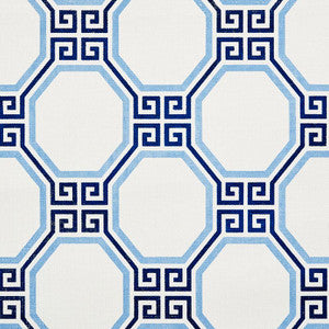 Octavia Paperweave Marine 5008890 by Schumacher Wallpaper