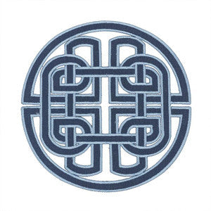 Chinoiserie Appliqu Blue 73041 by Schumacher Trim