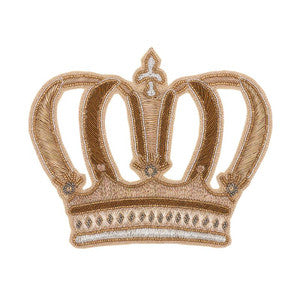 Crown Appliqu Gold 73330 by Schumacher Trim